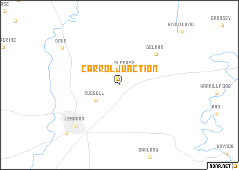 map of Carrol Junction