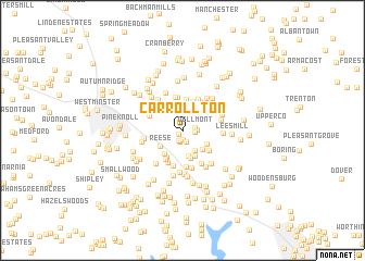 map of Carrollton