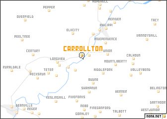 map of Carrollton