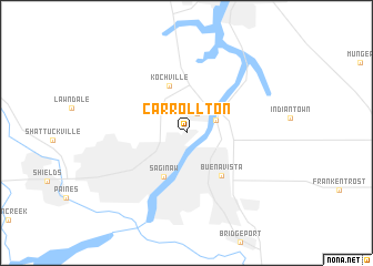 map of Carrollton