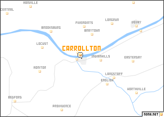 map of Carrollton