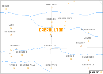 map of Carrollton