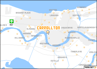 map of Carrollton