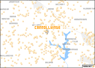 map of Carroll Winde