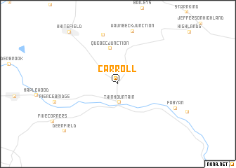 map of Carroll