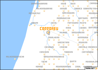 map of Carromeu