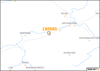 map of Carron