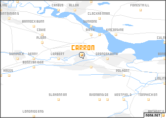 map of Carron