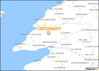 map of Carrowauff