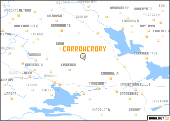 map of Carrowcrory