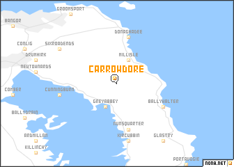 map of Carrowdore