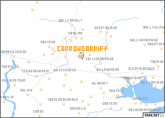 map of Carrowgarriff