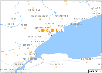 map of Carrowkeel