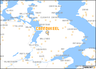 map of Carrowkeel