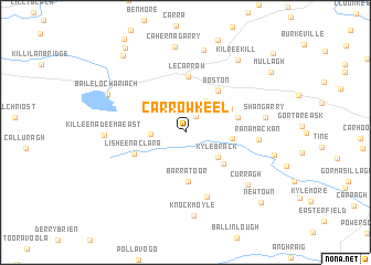 map of Carrowkeel