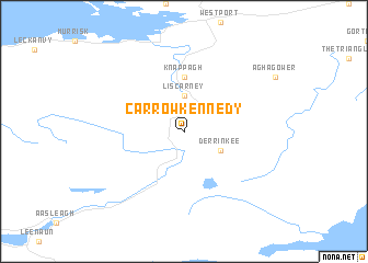 map of Carrowkennedy