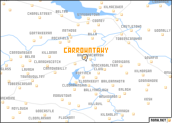 map of Carrowntawy