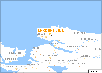 map of Carrowteige