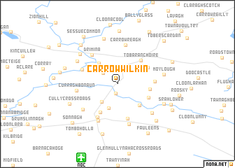 map of Carrowwilkin