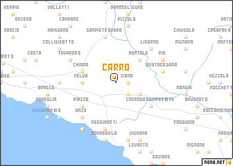 map of Carro