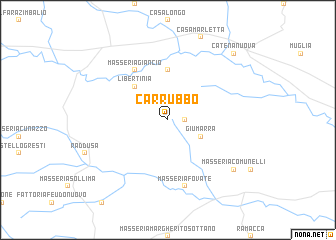 map of Carrubbo