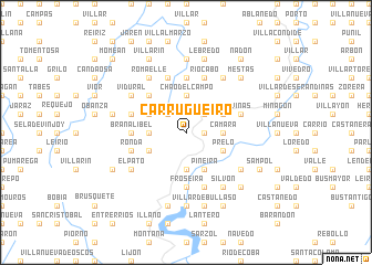 map of Carrugueiro