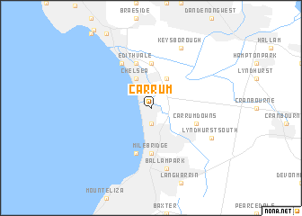 map of Carrum