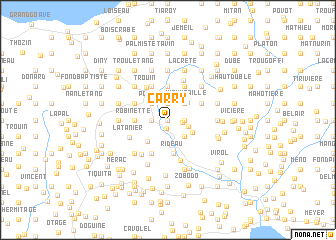 map of Carry