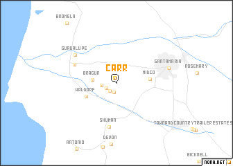 map of Carr