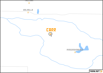 map of Carr