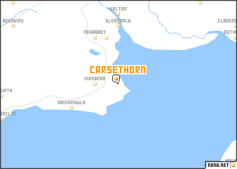 map of Carsethorn