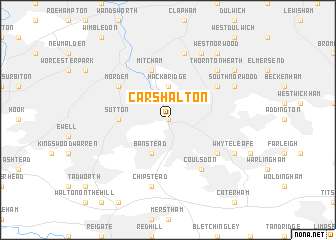 map of Carshalton