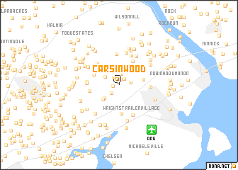 map of Carsinwood