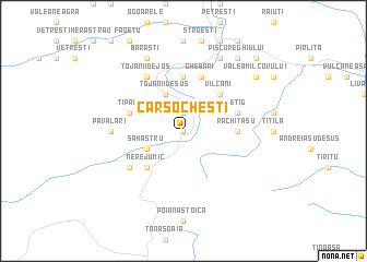 map of Carşocheşti