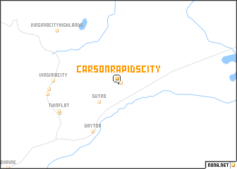 map of Carson Rapids City