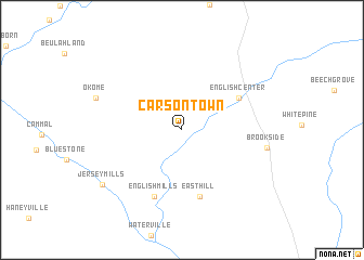 map of Carsontown