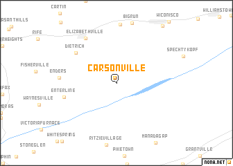 map of Carsonville