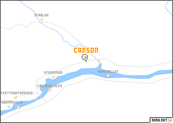 map of Carson
