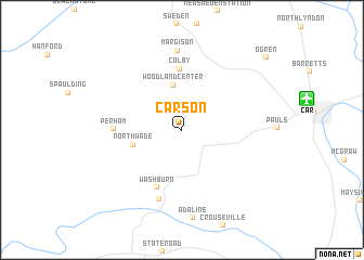 map of Carson
