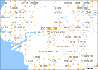 map of Carsuan