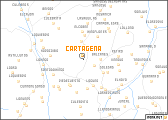 map of Cartagena