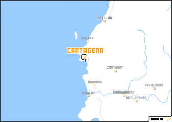 map of Cartagena