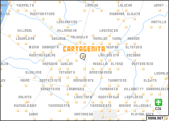 map of Cartagenita