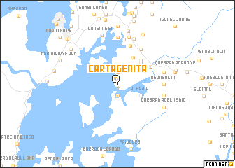 map of Cartagenita