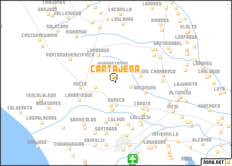 map of Cartajena