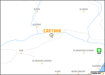 map of Cártama