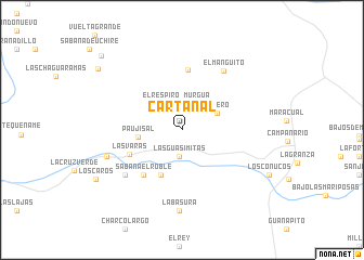 map of Cartanal