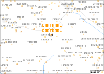 map of Cartanal