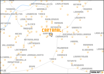 map of Cartanal