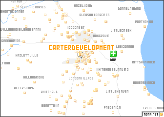 map of Carter Development